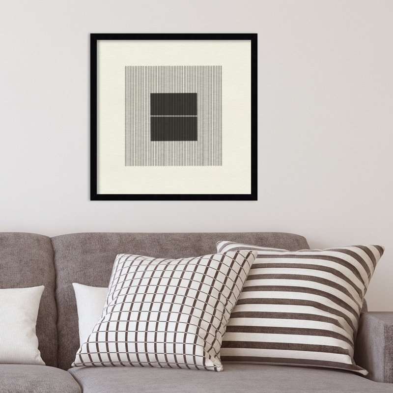 Honoring Matisse Warm by The MIUUS STUDIO, Black, 21" H x 21" W x 1" D