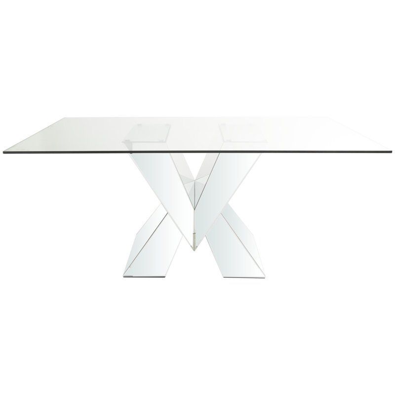 Benone Glass Top Dining Table