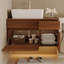 Petit meuble-lavabo flottant simple 31,5 pouces avec lavabo - conception murale, parfait pour les salles de bain compactes.