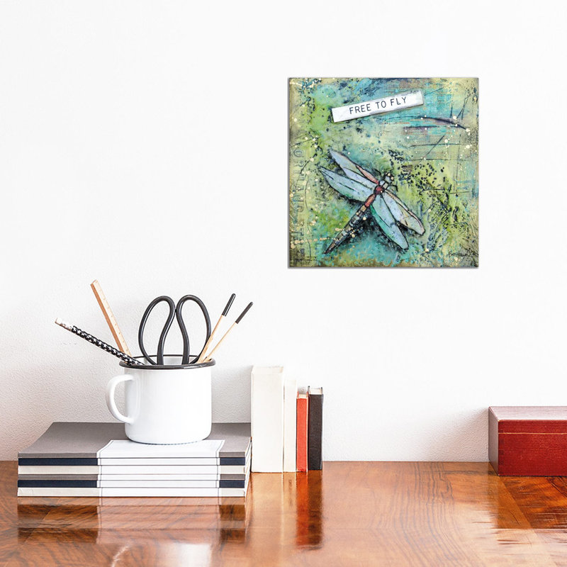 Free To Fly by Britt Hallowell - Wrapped Canvas Gallery-Wrapped Canvas Giclée, 30.48 cm H x 30.48 cm W