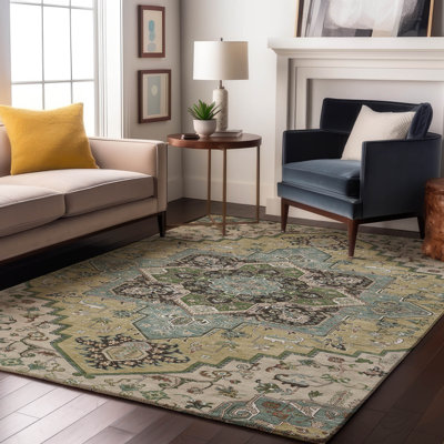 Premium Machine Washable Cossette AMF1036 Oriental Rug