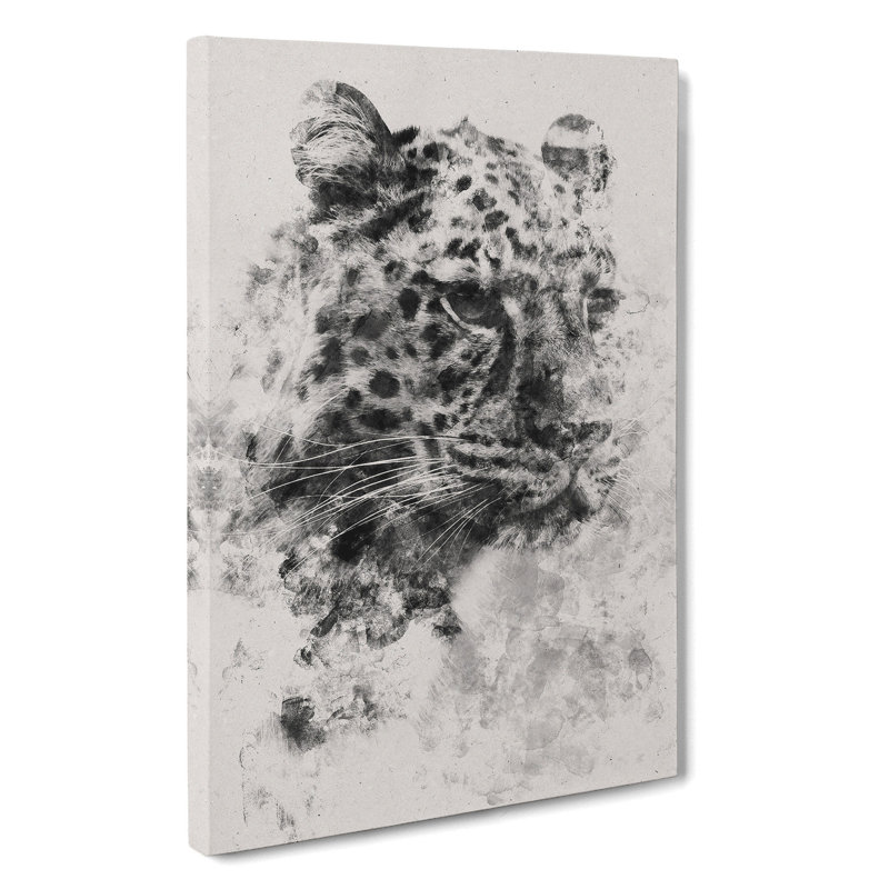 Cheetah Vol.3 Watercolour - Wrapped Canvas Print, 50cm H x 35cm W x 3cm D