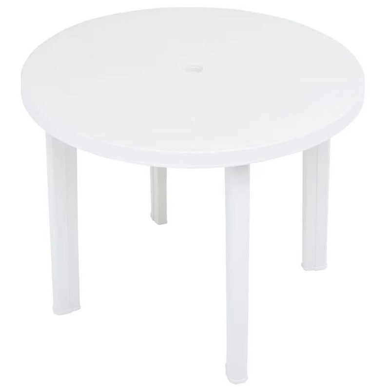 Raghida Rectangular Outdoor Coffee Table With Umbrella Hole , 72cm cm W 90cm cm D