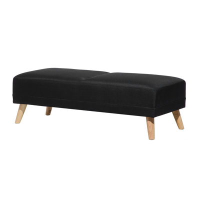 Oundle 128cm Wide Rectangle Solid Colour Standard Ottoman