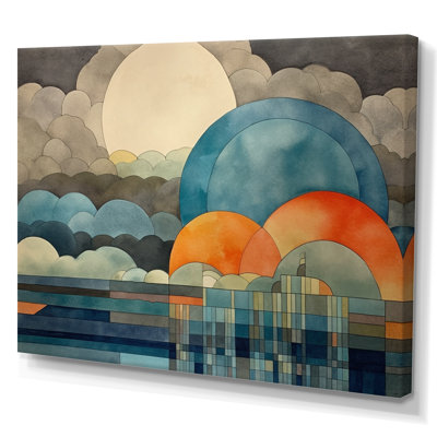 Nuage géant sur toile