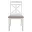 Ensemble de table de salle à manger extensible pour 4 personnes avec 4 chaises rembourrées-29702728