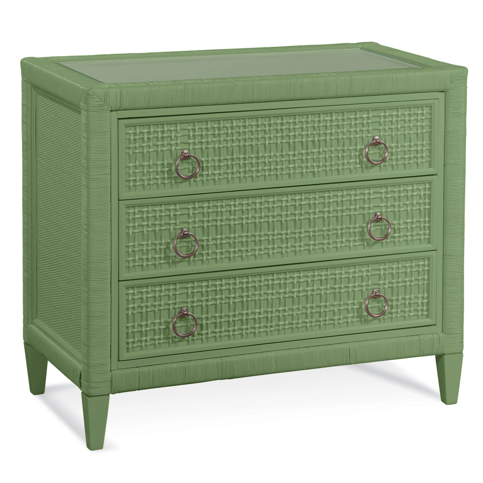 Monterey 36" Dresser, Celery, Yes, Satin Nickel