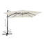 Brianda 300 cm W X 300 cm D Cantilever Parasol with Manual Lift-98284066-98284065