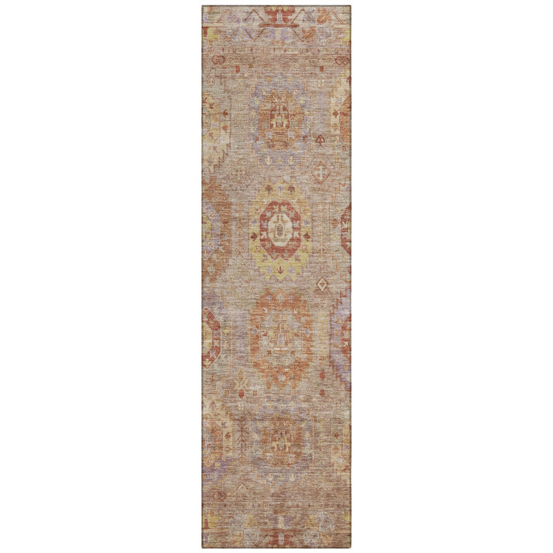 Machine Washable Indoor/Outdoor Kadyn ACN2227 Panel Rug, Runner 2'3" x 7'6"