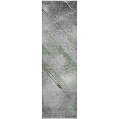 Premium Machine Washable Floyd AMF1535 Stripes Rug