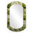 Botanicals Green Floral Tiles I - Abstract Botanicals 3D Shapes Irregular Modern Large Wall Mirror-107247436