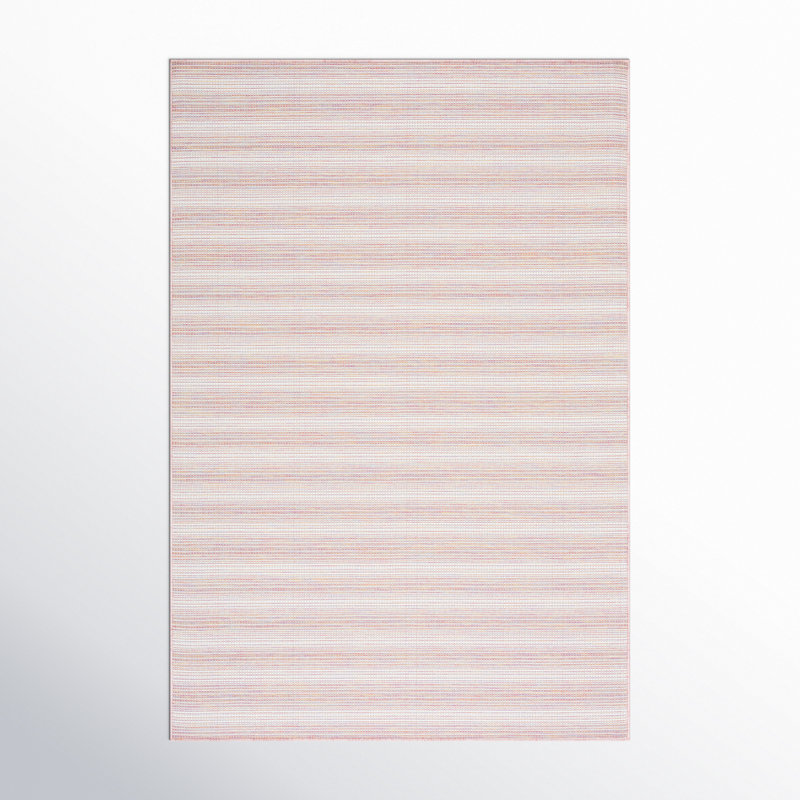 Tapis d'intérieur / extérieur tissé à la machine Adelin, Rectangle 6 pi 5 po x 9 pi 6 po