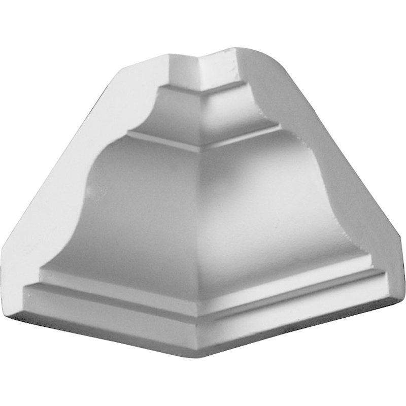 Endurathane Inside Corner for Lyon Traditional Smooth Crown Moulding, 2"P x 2"H (matches moulding MLD02X02X03LY), Factory Primed