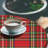 East Urban Home Plaid Fitted Round Tablecloth Multicolor Multicolor-634474397