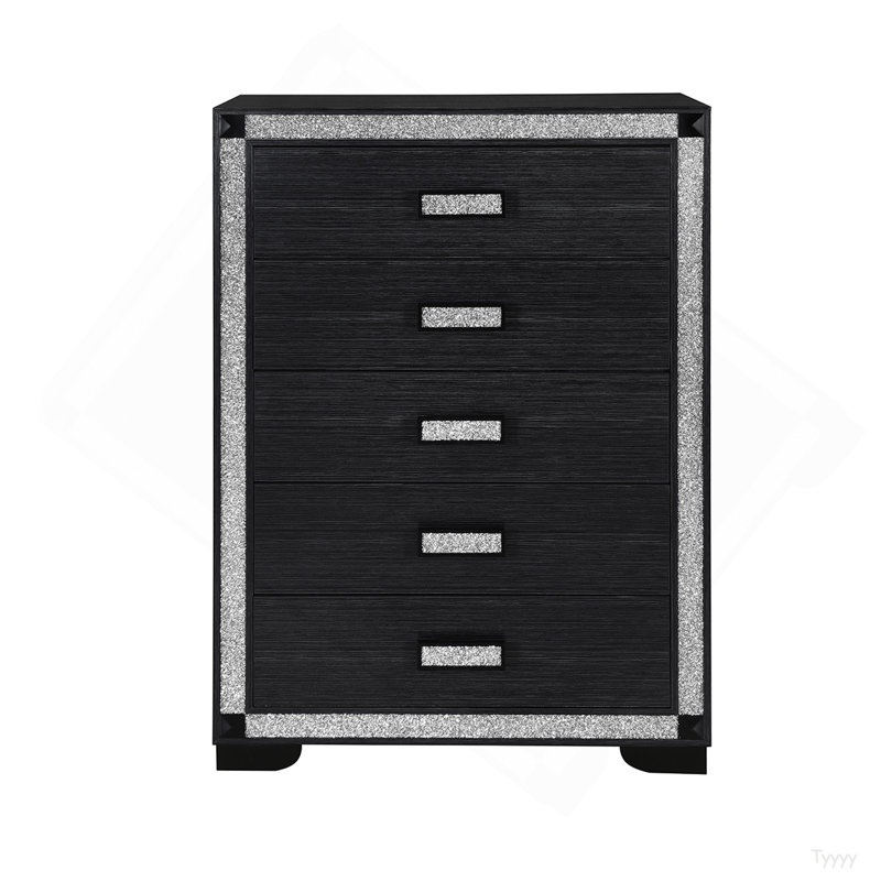 Commode Soulmarie, Gris anthracite