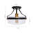 Moutanabi Glass Semi Flush Mount