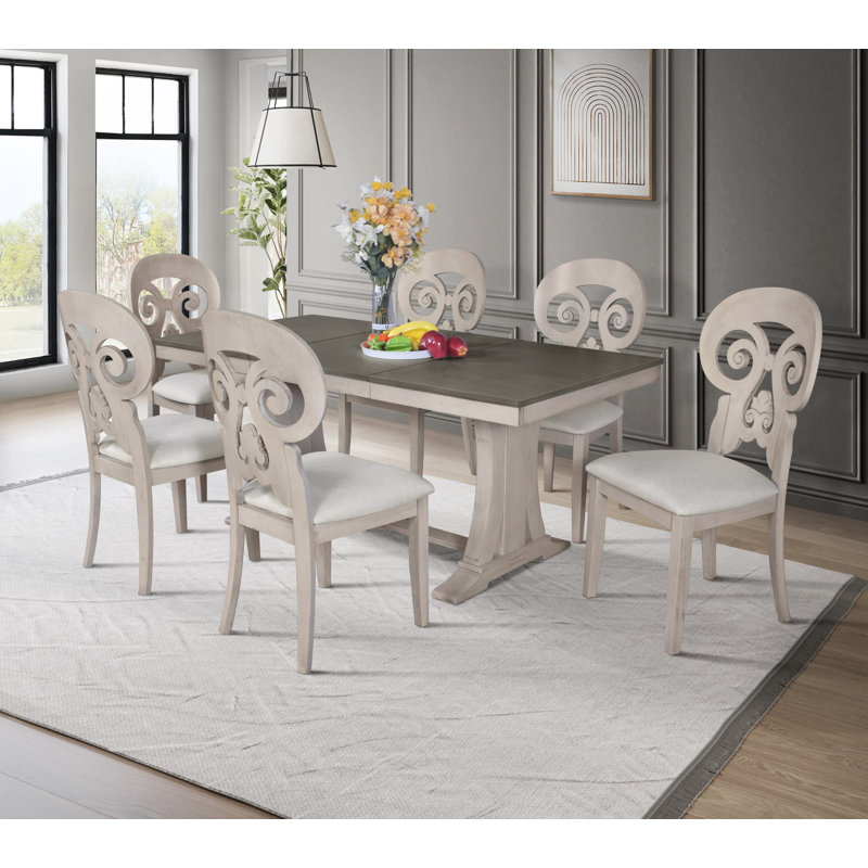 Jacarri 6 - Person Dining Set