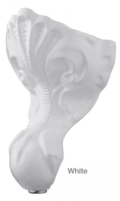 Dian 54" Freestanding Soaking Cast Iron Bathtub, White Interior with White Exterior, White