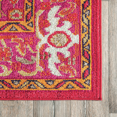 Tapis oriental violet / rose Jynell