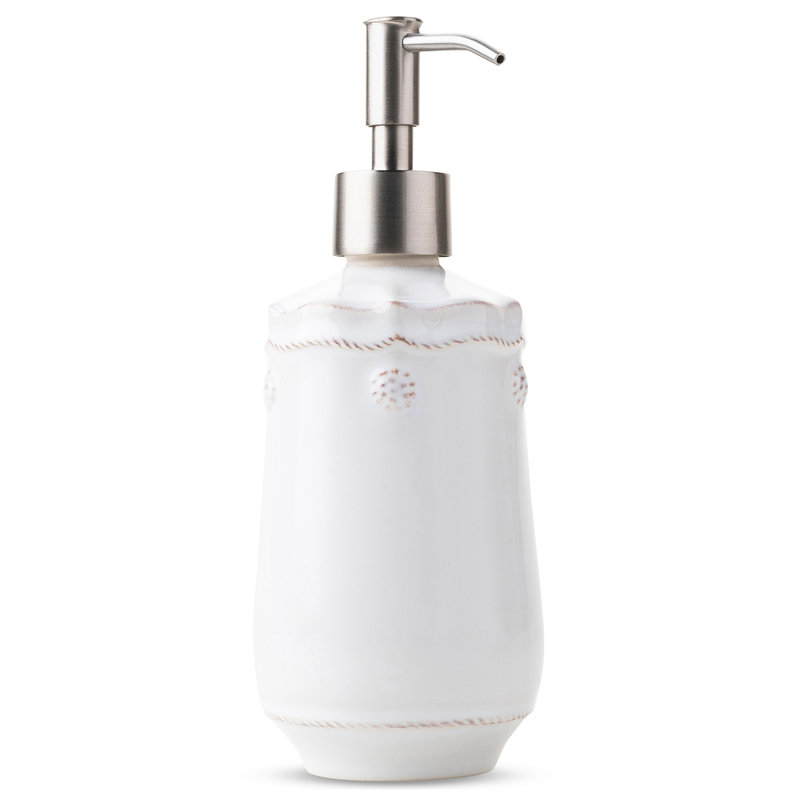 Whitewash Ceramic Freestanding Soap Dispenser