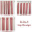 Rideaux semi-transparents avec passe-tringle Chris-1360460709-1360460710
