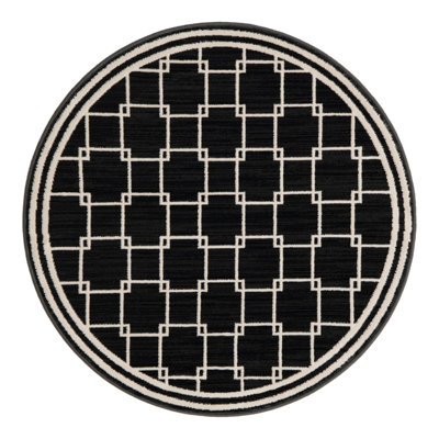 Jill Zarin Metropolitan Uptown Rug Black