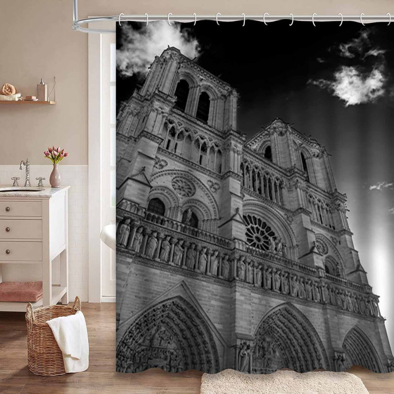 Rideau de douche Paris River Angle, L 72 po x l 84 po