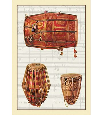 Native American Drums' by Theodore Thomas Graphic Art -  Buyenlarge, 0-587-16535-9C2030