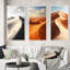 "Mirage du désert égyptien", 3 pièces sur toile-96276730-96276711