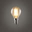 Ahedo 4W SES E14 LED Globe Light Bulb Amber