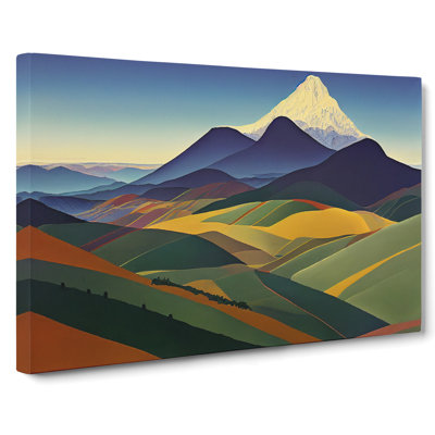 Sweet Mountain Landscape - Wrapped Canvas Print