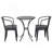 Charming 3-Piece Metal Bistro Set-1987355846