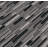 Fusion Gray Interlocking 12 in. x 12 in. Glossy Glass Porcelain Blend Mosaic Wall Tile