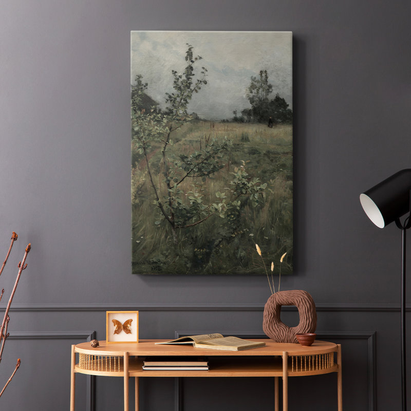 Paysage rétro CXCVI - galerie enveloppée Cavas, H 48 po x l 32 po