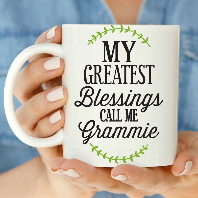 Grande tasse à café grammie ma plus grande joie call me