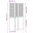 Room Divider 3 Panels Dark Brown Solid Wood Paulownia-2110194441-2110194442
