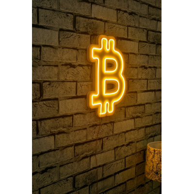 Geramie 14'' Bitcoin LED Neon Sign