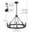 8 - Light Dimmable Wagon Wheel Chandelier-267071756