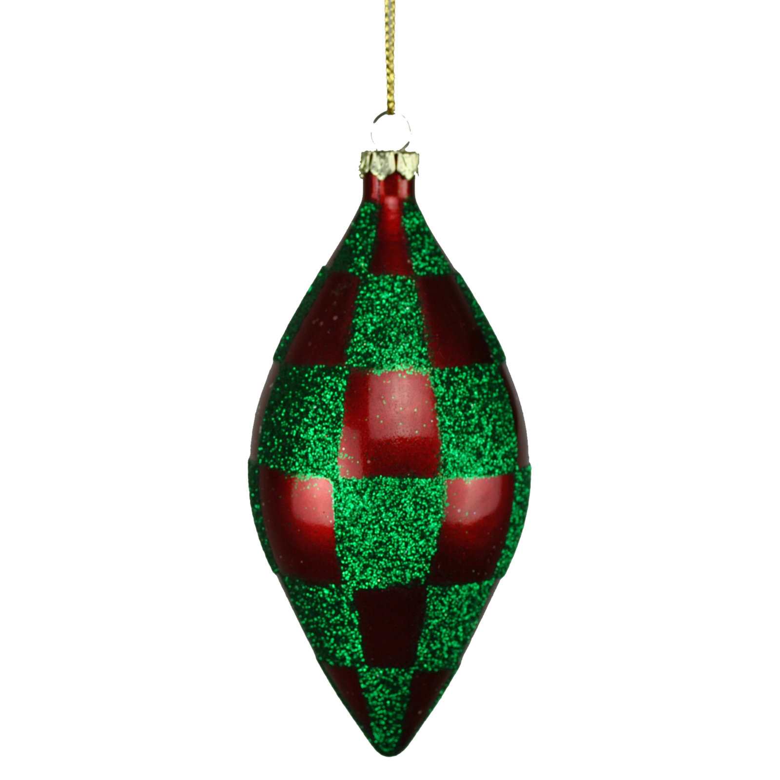 Finial Ornament, Red/Green