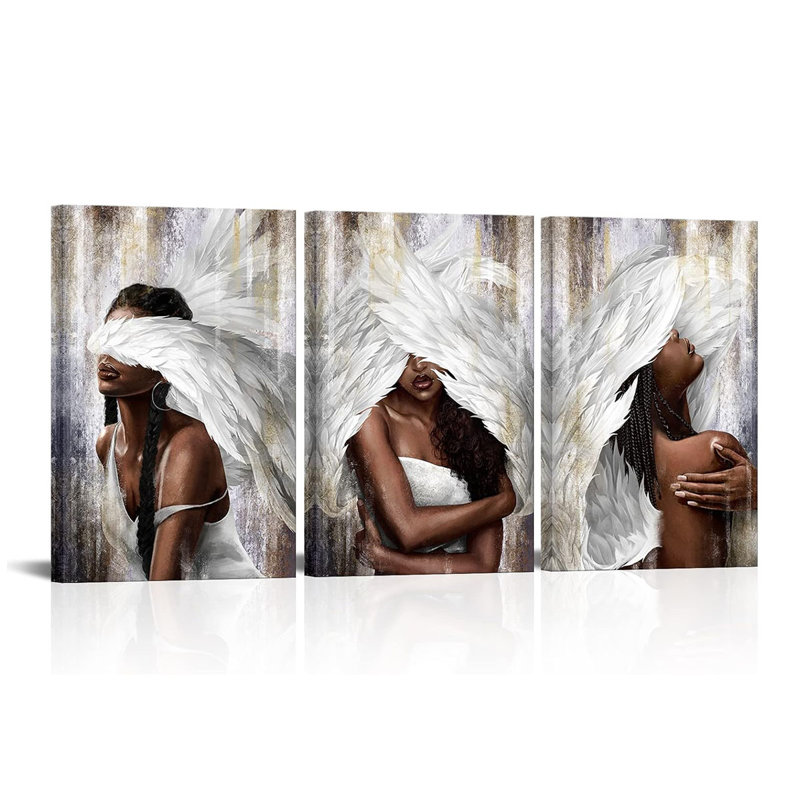 3 Piece Wrapped Canvas Print, 60 cm H x 120cm W