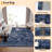 Machine  Washable Vintage Rug Non Slip Non Shedding Low Pile Rug Soft Floral Distressed Throw Floor Cover Foldable Indoor Carpet for Living Room Dining Room Bedroom Playroom Nursery-1265730137-1265730113