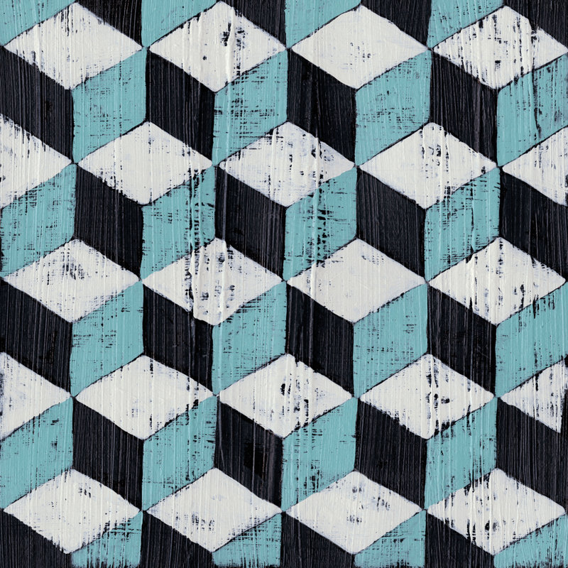 Over Under V by Chariklia Zarris - Wrapped Canvas Painting, 51cm H x 51cm W