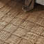 Grid Flatweave Jute Solid Color Area Rug in Natural Grid Jute-1101452541