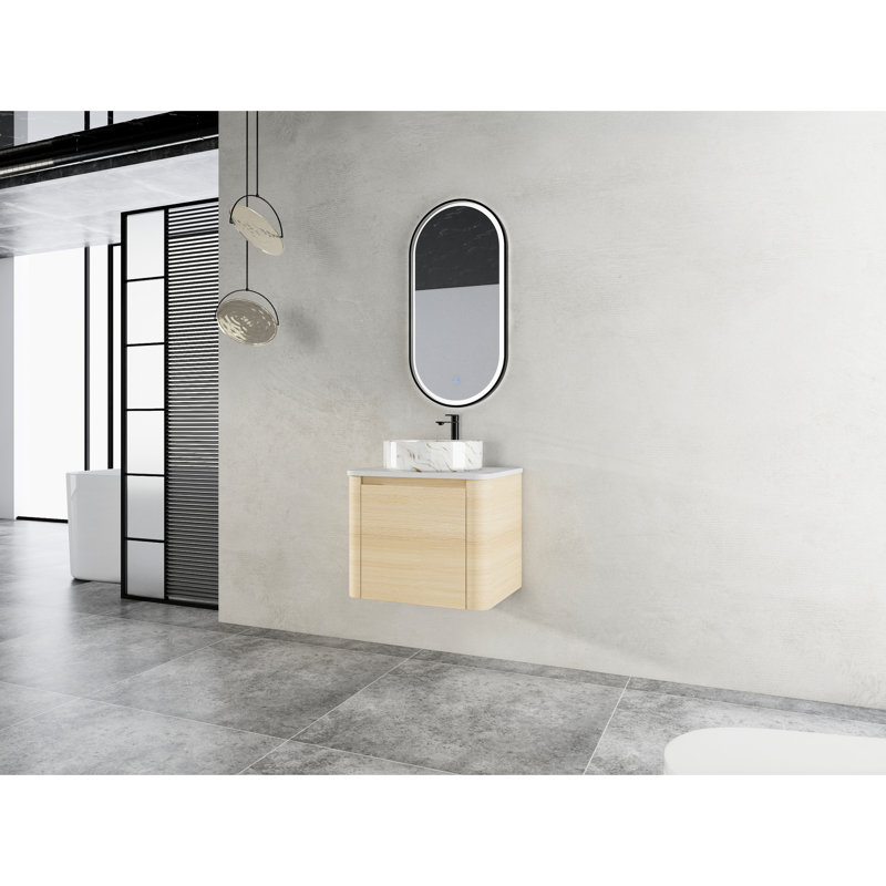 Wall Mounted With Stone Top