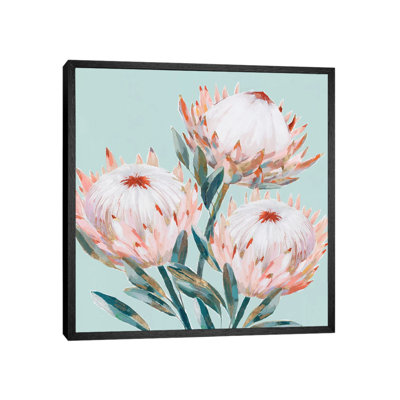 King Protea II Mint Version by Isabelle Z - Painting on Canvas