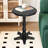 Round Wooden Small End Table, Vintage Pedestal Side Table & Accent Nightstand for Living Room, Bedroom & Entryway-1861265693