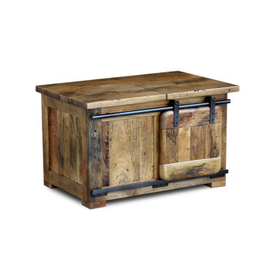 Ruckman Solid Wood 4 Legs Coffee Table with Storage