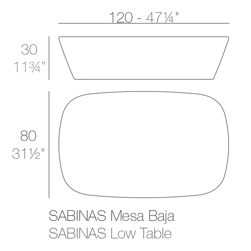 Sabinas Coffee Table, Ecru