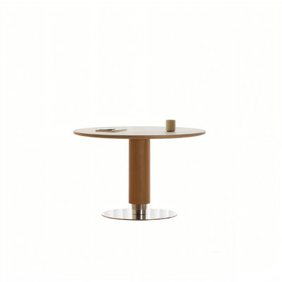 47.24"A round small conference table can accommodate eight people.