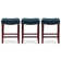 Rexalynn Upholstered Counter Stool with Solid Wood Frame